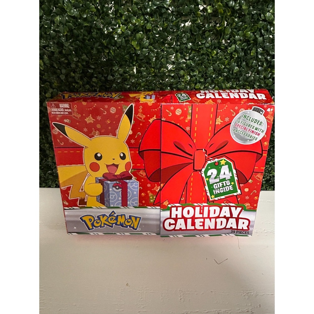 Pokémon Holiday Advent Calendar Figures & Accessories NEW - no seal - see box
